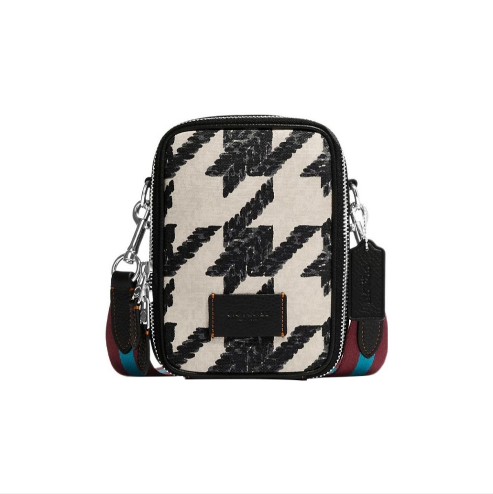 Stanton Crossbody With Houndstooth Print